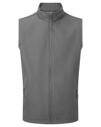 Men's Windchecker Printable & Recycled Softshell Gilet Dark Grey