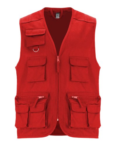 Gilet multiuso da lavoro Venera Rosso