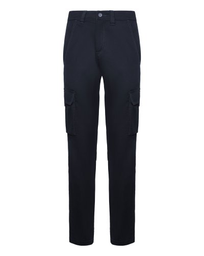 Pantaloni lunghi Daily Woman Stretch Blu Navy