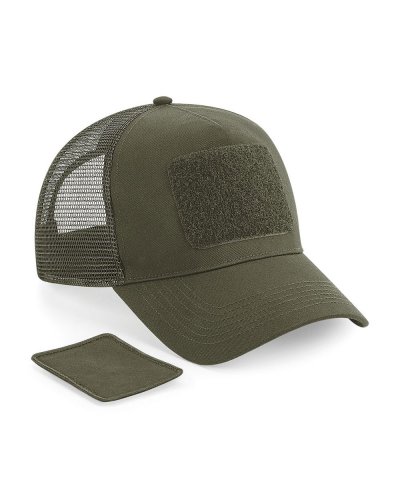 Cappellino Patch Snapback Trucker Military Green