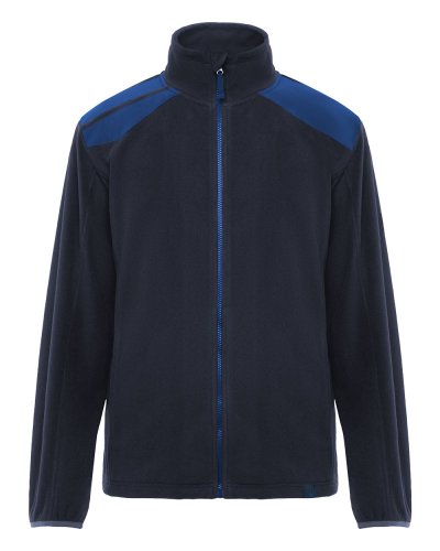 Giacca in pile in colori combinati Terrano Blu Navy/Royal