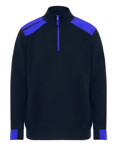 Felpa mezza zip Maverick Blu Navy/Royal
