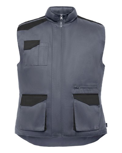 Gilet da lavoro multitasche Armada Piombo/Nero