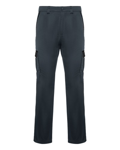 Pantaloni in colori combinati Trooper Piombo/Nero