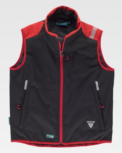Gilet Workshell bicolore