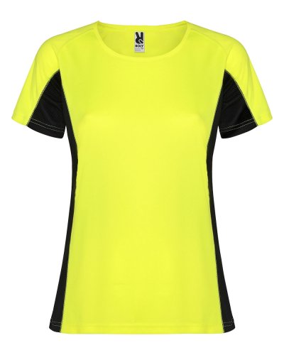 T-shirt tecnica Shanghai woman Giallo Fluo / Nero