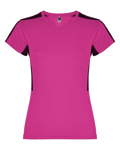 T-shirt tecnica Suzuka Rosa Confetto/Nero