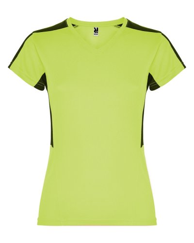 T-shirt tecnica Suzuka Lime punch / Nero