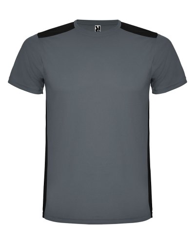 T-shirt tecnica maniche corte Detroit Ebano / Nero