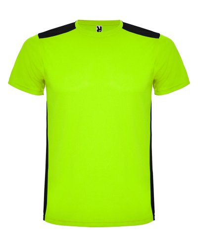 T-shirt tecnica maniche corte Detroit Lime punch / Nero