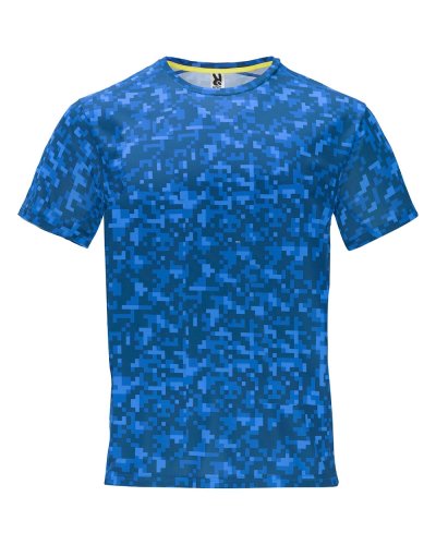 T-shirt tecnica stampata Assen Pixel royal