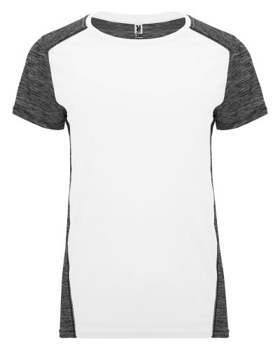 T-shirt tecnica manica corta Zolder Woman Bianco / Nero Vigorè