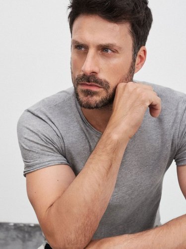 Men's-T Bio: T-shirt uomo cotone organico, manica corta, 140g/m²