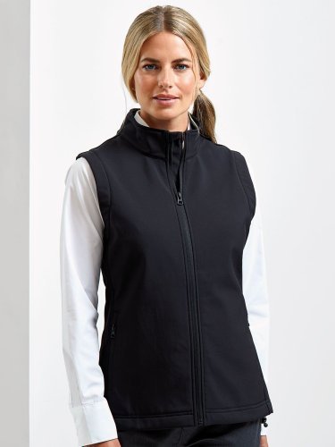 Chaleco Softshell Mujer Reciclado Impermeable, Cortavientos