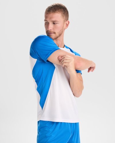 T-shirt tecnica Bugatti maniche corte raglan, bicolore