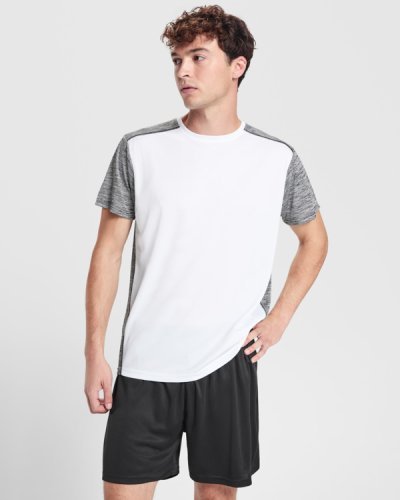 Camiseta técnica Zolder cuello redondo, poliéster, corte moderno