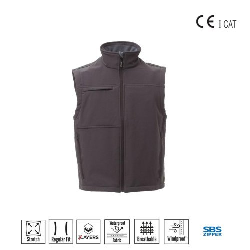 Gilet ergonomico con zip intera Bering