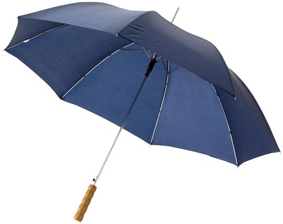 Ombrello automatico manico in legno Navy