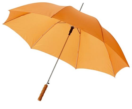 Ombrello automatico manico in legno Arancio
