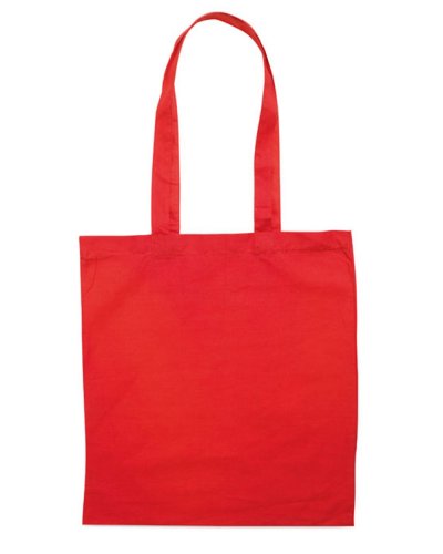 Shopper in cotone TURA COLOUR Rosso