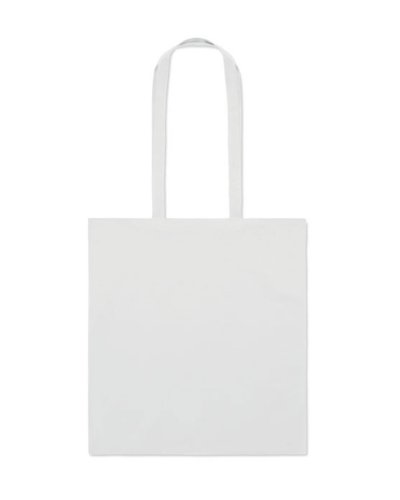 Shopper in cotone TURA COLOUR Bianco
