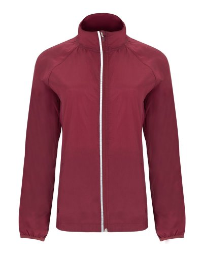 Giacca a vento in tessuto tecnico leggero Glasgow Woman Bordeaux