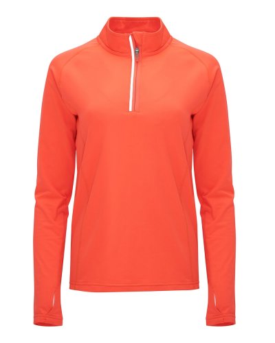 Maglia tecnica manica lunga raglan Melbourne Woman Corallo Fluo