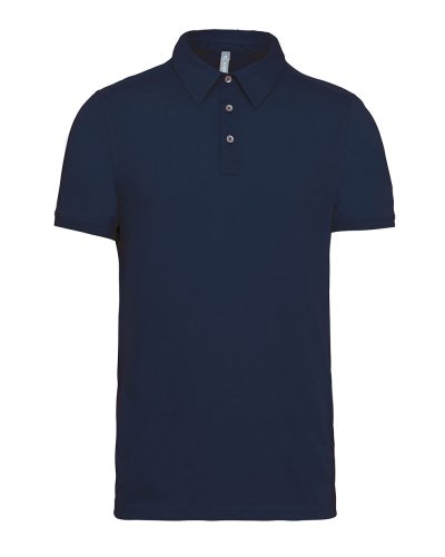 Polo jersey uomo manica corta Navy