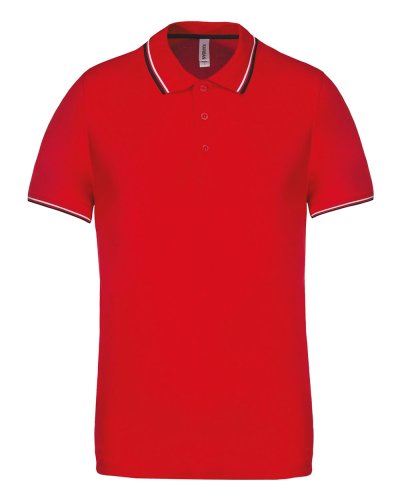 Polo uomo manica corta Red / Navy / White