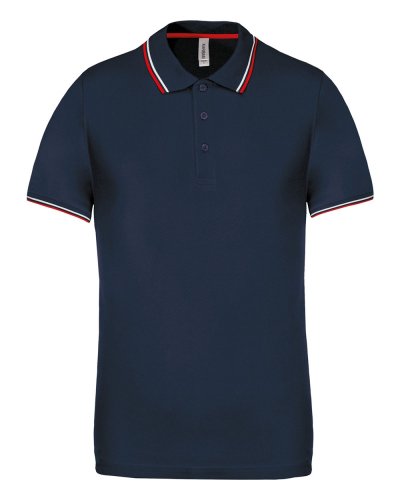 Polo uomo manica corta Navy / Red / White