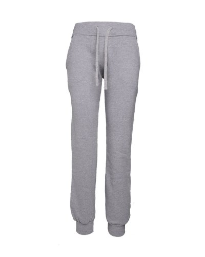 Pantalone donna in felpa french terry Cenere