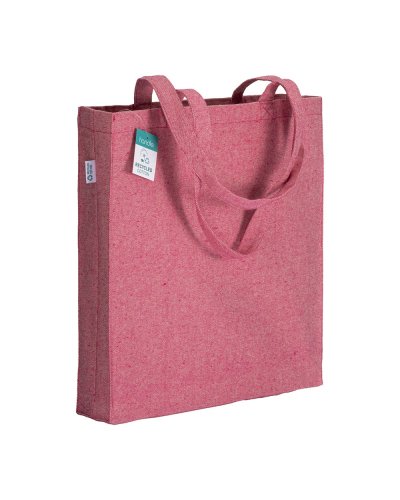 Shopper in cotone riciclato Rosa