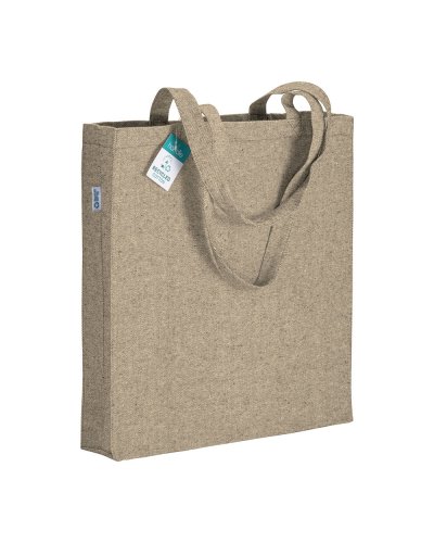 Shopper in cotone riciclato Naturale