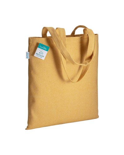 Shopper in cotone riciclato Giallo