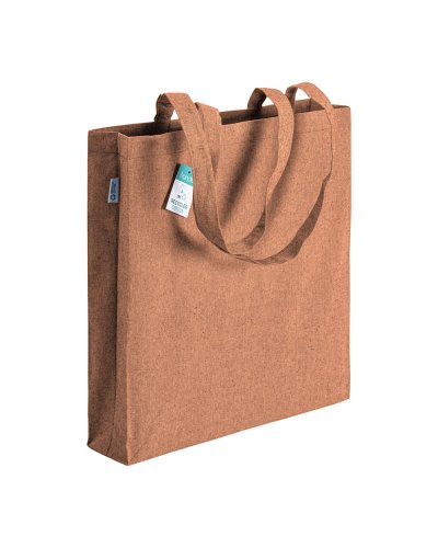 Shopper in cotone riciclato Arancione