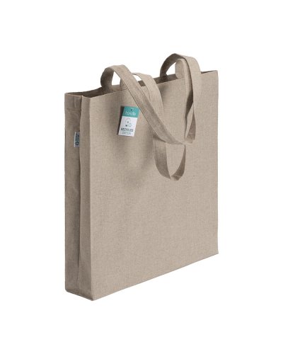 Shopper in cotone riciclato Naturale