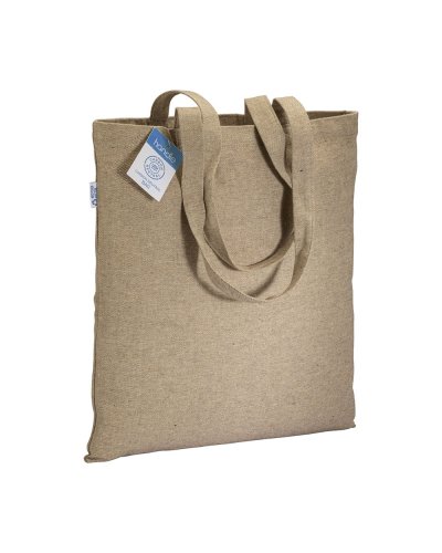 Shopper carbon neutral in cotone riciclato Naturale