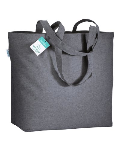Shopper in cotone riciclato Blu scuro