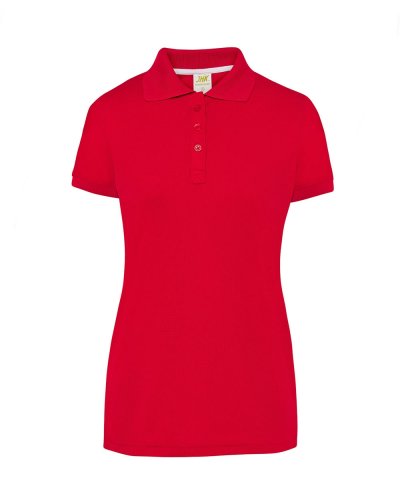 Polo Donna sport piqué Red