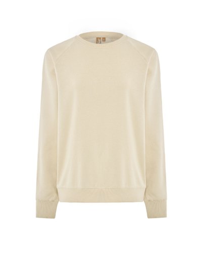 Felpa girocollo unisex Everest Butter Cream