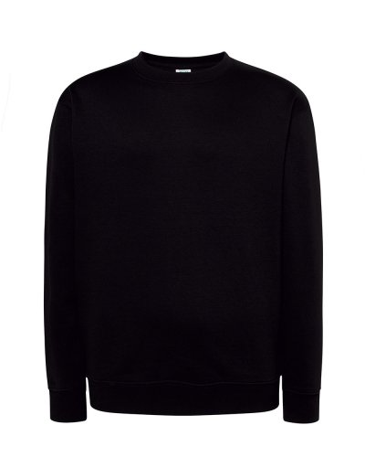 Felpa classica unisex con scollo rotondo Black