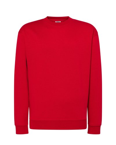 Felpa classica unisex con scollo rotondo Red