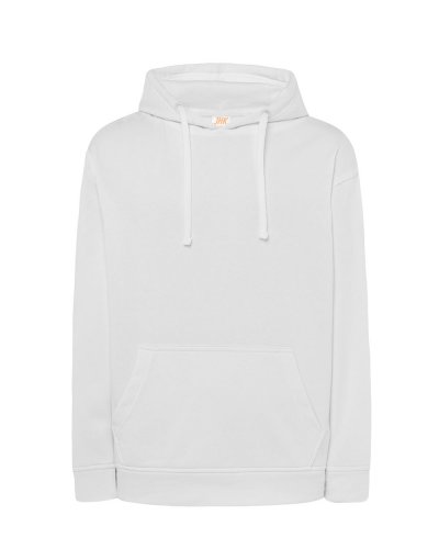 Felpa uomo con cappuccio CVC White