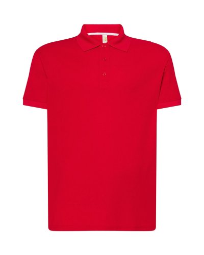 Polo uomo manica corta piqué Red
