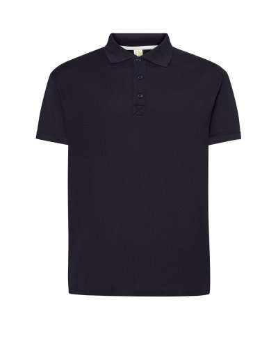 Polo uomo manica corta piqué Navy