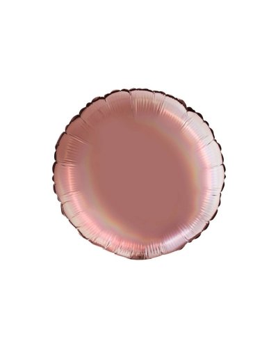 Palloncini Mylar Rotondi Rosa Platino