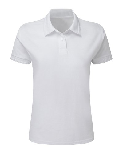 Polo donna Poly Cotton  White