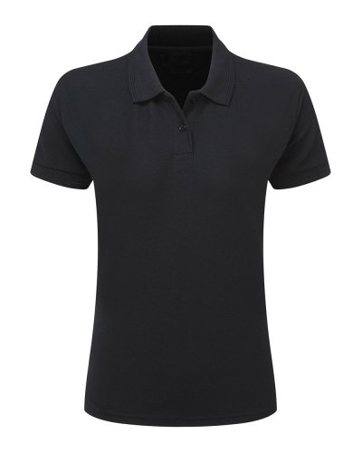 Polo donna Poly Cotton  Black