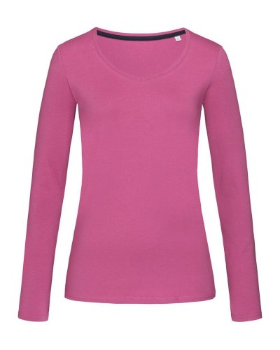 T-shirt donna Claire manica lunga Cupcake Pink
