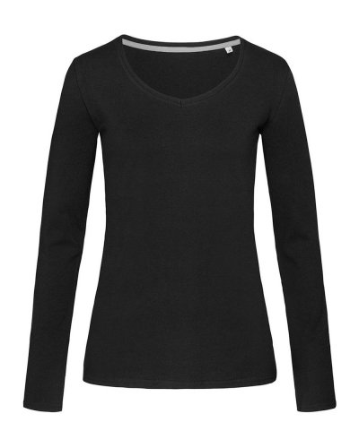 T-shirt donna Claire manica lunga Black Opal
